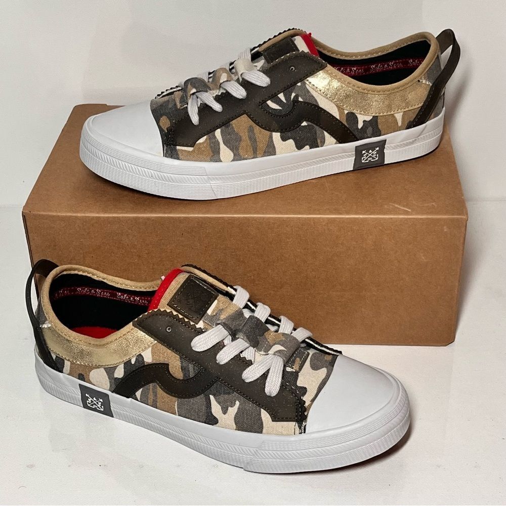 SALT&SEAS Low Top Lace Up Comfortable Canvas Fashion Sneakers